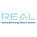 Logo for REAL Renewable Energy Alliance Houston